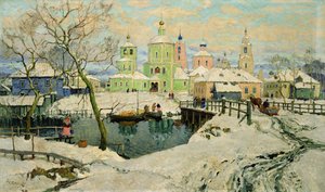 Den lille landsby Torzhok, 1917